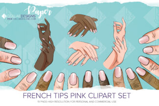Nail Art Clipart French Tips